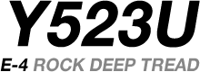 Y523U E-4 ROCK DEEP TREAD