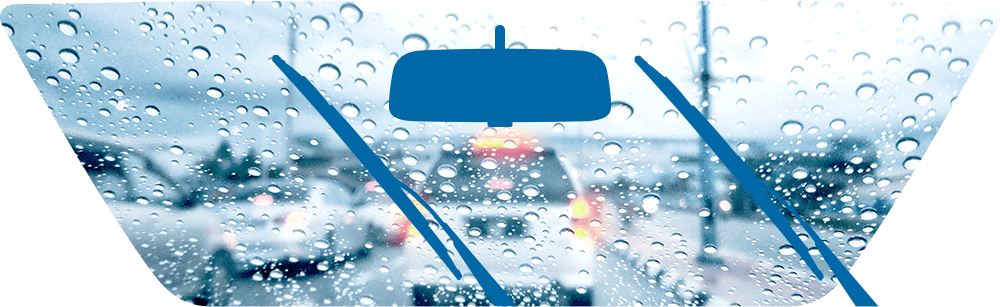 視界が悪い雨の日の運転は、”ヒヤリ”としたり”ハット”したり不安がたくさん。