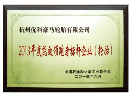 Plaque presented to Energy Efficiency Forerunners