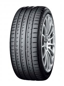 “ADVAN Sport V105” Tire shown in photo differs in size from those installed on the WRX STI. (a wheel shown in the photo is not standard equipment)