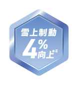 雪上制動4%向上