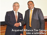 Conversion of the Alliance Tire Group into a subsidiary
