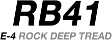RB41 E-4 ROCK DEEP TREAD