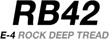 RB42 E-4 ROCK DEEP TREAD