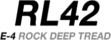 RL42 E-4 ROCK DEEP TREAD
