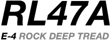 RL47A E-4 ROCK DEEP TREAD