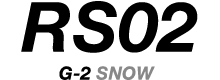 RS02　G-2 SNOW