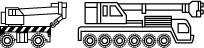 Wheel cranes and All-terrain cranes