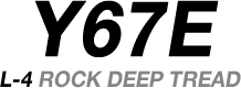 Y67E L-4 ROCK DEEP TREAD