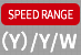 SPEED RANGE (Y)/Y/W