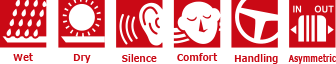 Dry Comfort HighSpeed Handling Asymmetric
