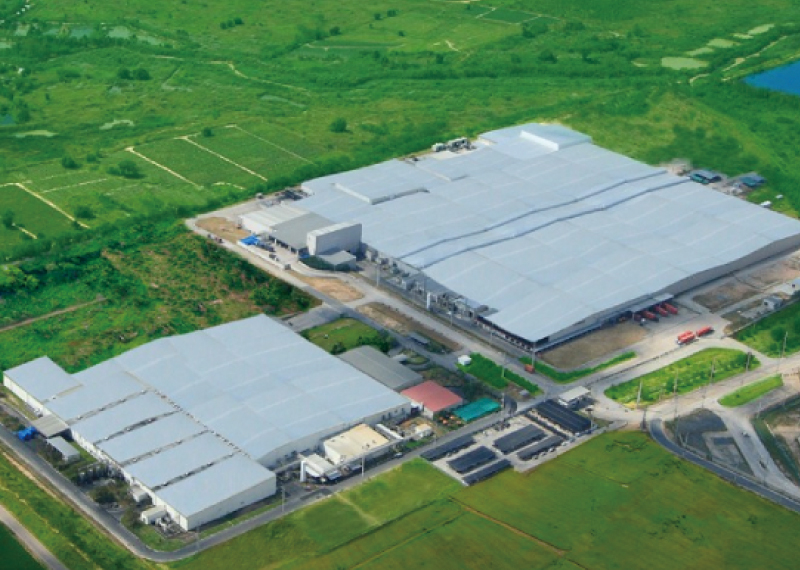 タイのトラック・バス用タイヤ工場