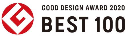 2020年度グッドデザイン・ベスト100の受賞作品に使用が認められるGマークロゴ