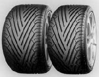 AVS Sport high-performance tyres (left: rear; right: front)