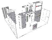Computerized image of Yokohama's booth