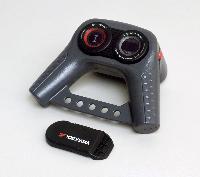 A Fender Watch handheld terminal and a pressure sensor-transmitter for installation inside a pneumatic marine fender