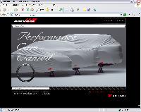 Top page of the redesigned 