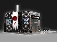 Conceptual image of the Yokohama Rubber exhibit 