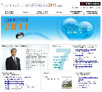 Top page of website
