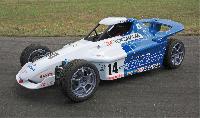 New EV Racecar Painted in BluEarth Colors
