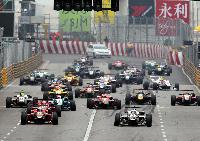 Start of 2012 Macau Grand Prix F3 race