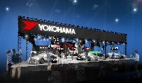 Image of the YOKOHAMA tire booth