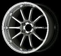 「ADVAN Racing RS-DF」 （マシニング＆レーシングハイパーシルバー）