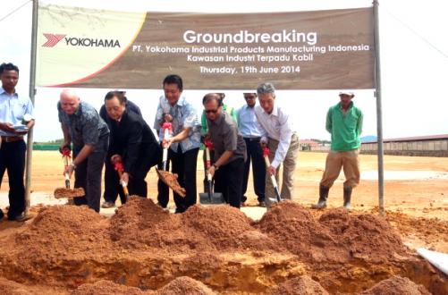 Groundbreaking ceremony on Batam Island on June 19