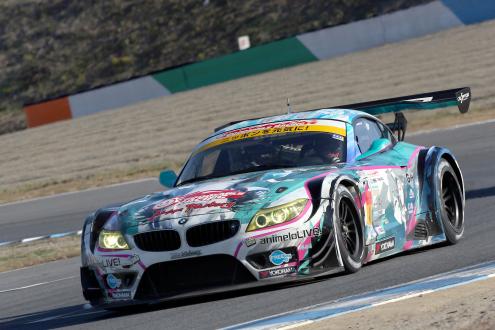 The championship car: GOODSMILE Hastune Miku Z4