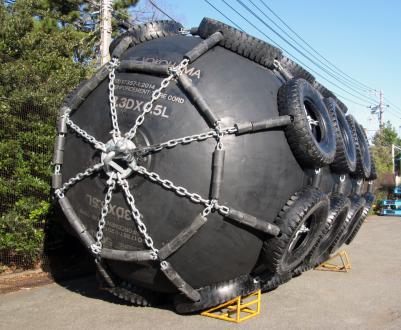 A Yokohama pneumatic fender