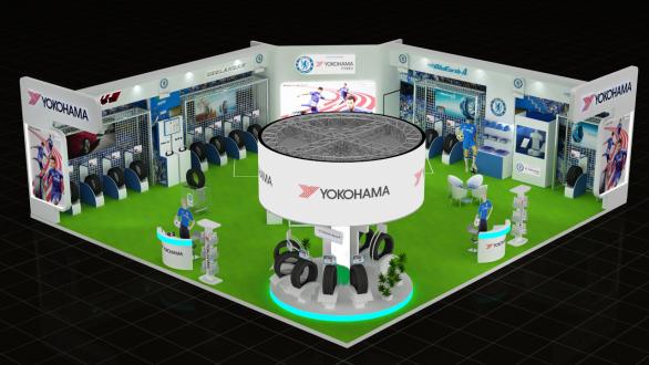 Image of the YOKOHAMA booth