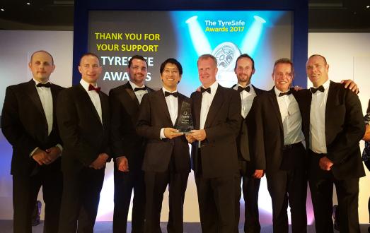 Award ceremony scenes at the TyreSafe Awards 2017