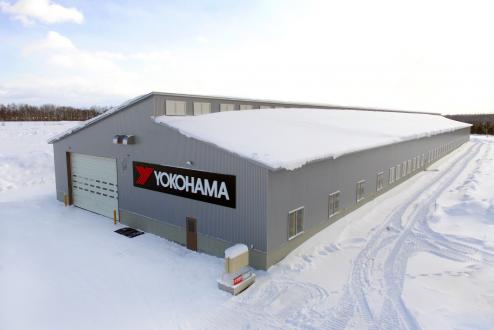 Exterior view of new indoor test facility