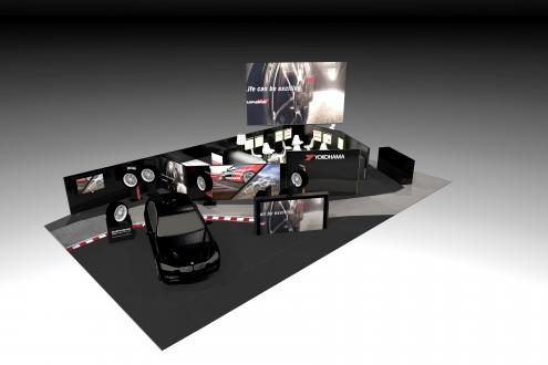 Image of YOKOHAMA booth at 2018 Geneva International Motor Show