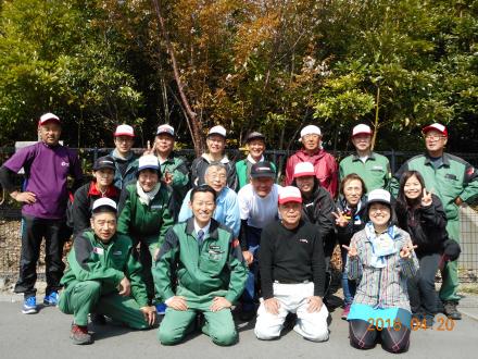 植樹会に参加したメンバー
