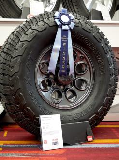 Winner of the award for Best New Tire GEOLANDAR X-AT