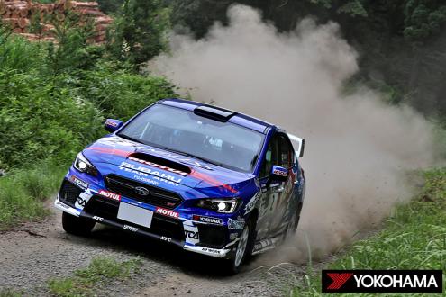 新井敏弘選手／田中直哉選手の「富士スバル AMS WRX STI」（2019年）