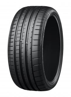An “ADVAN Sport V107” size 255/35ZR21 98Y tire being supplied as OE for Mercedes-AMG’s GLA premium cars.