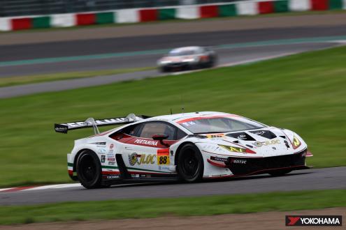 GT300クラスで2位となった「JLOC ランボルギーニ GT3」