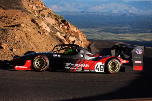 ADVAN-equipped vehicle, which won the overall championship at Pikes Peak International Hill Climb (2022)