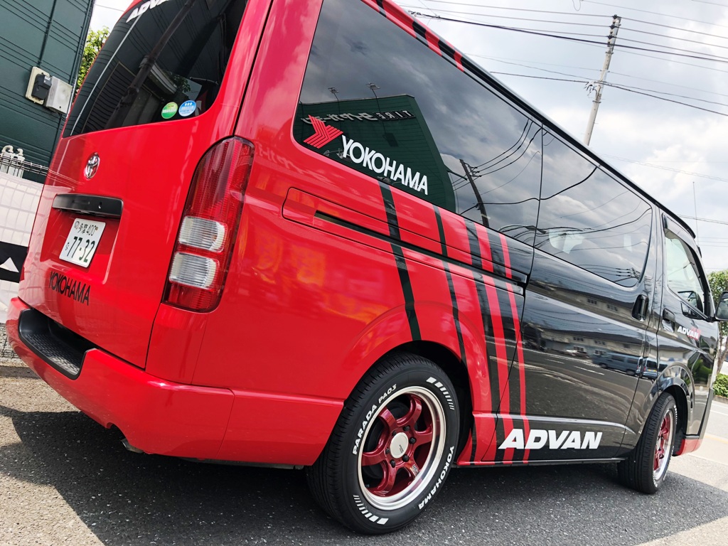 ADVAN ハイエース～♪
