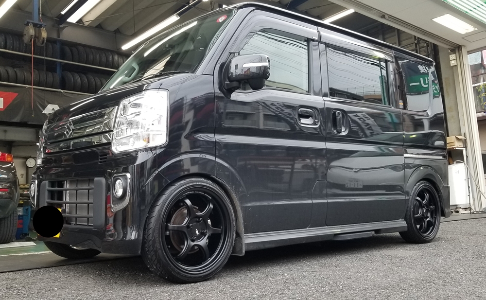 DA17 エブリィに　ADVAN　RG-D2　セミグロスブラックを装着！