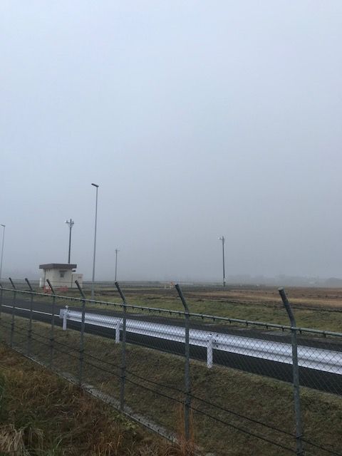  朝から
