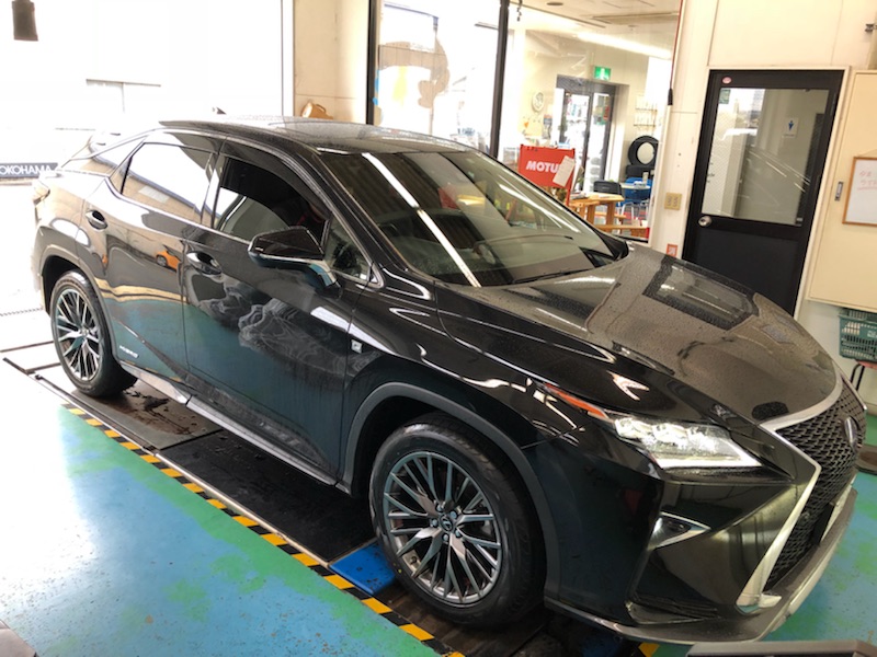 レクサスRXにADVAN sport v105をインストール！！
