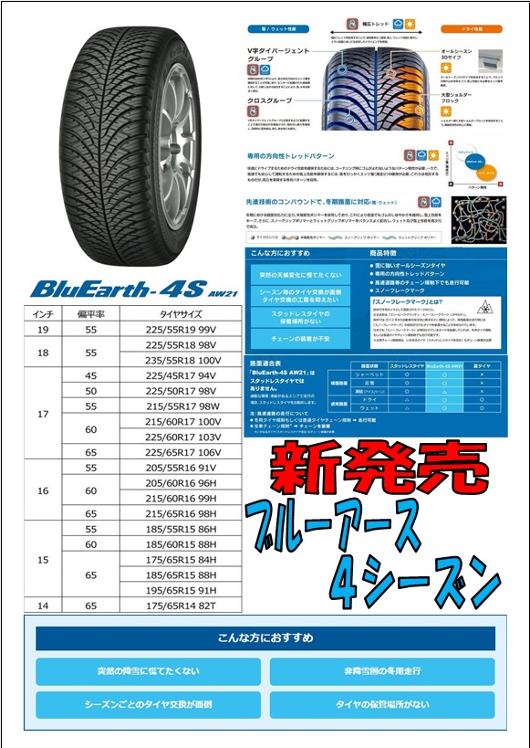 オールシーズンタイヤってどうなの？？
