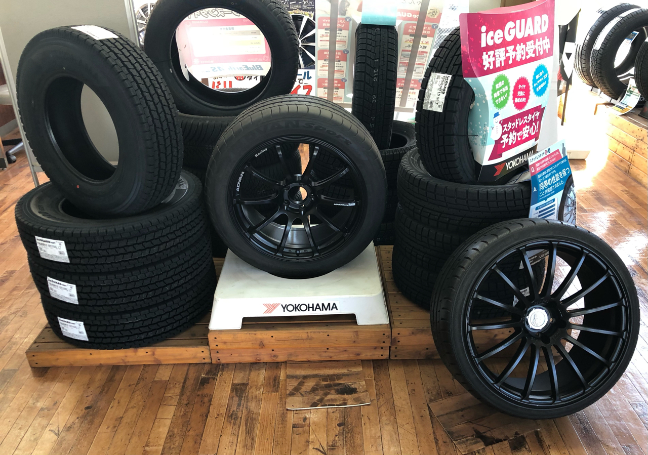 ADVAN ホイール展示