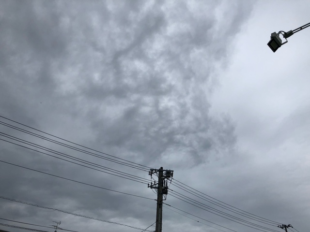 どんより天気ですね&hellip;