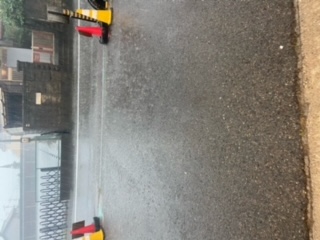 昨日の雷雨