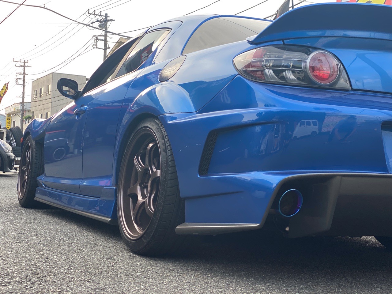 RX-8にトラストマフラー◎