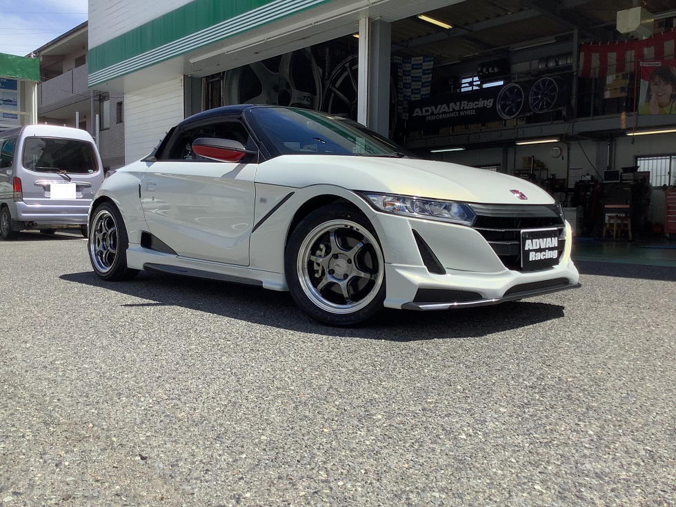 ADVAN Racing RG-D2+ADVAN FLEVA V701 S660　取り付け